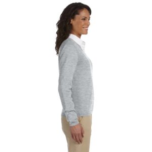 Devon & Jones Adult Ladies' V-Neck Sweater