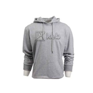 Embossed Midweight Pull Over Hoodie Sweatshirt