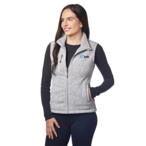 Ladies Ashton Vest Sweater Knit Fleece