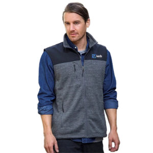 Men Captain Sweater-Knit Fleece Vest