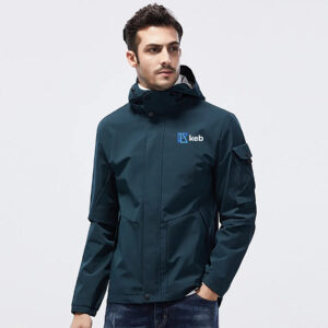 Men's Softshell Windbreaker Hooded Jacket