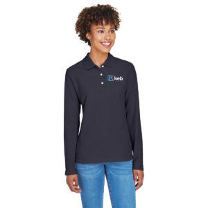 Devon & Jones Ladies' Pima Pique Long-Sleeve Polo