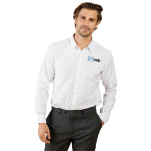 Elemental Coffee Button Down Sustainable Mens Shirt